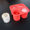 FORMA DE GELO TIPO COPO SILICONE EM3764