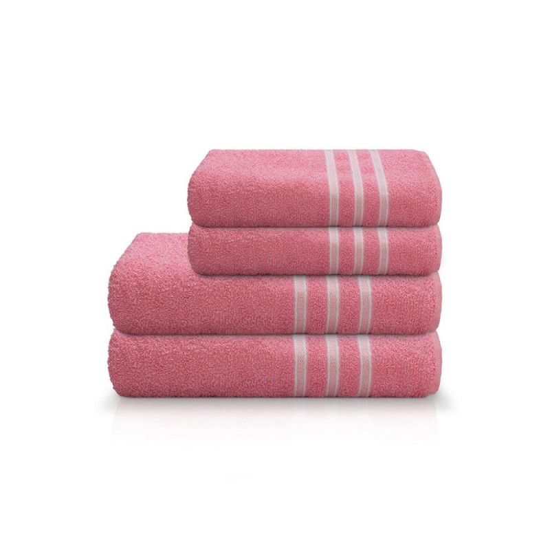 TOALHA DECOR P/BANHO 62 X 120 ROSA F3595 CAMESA