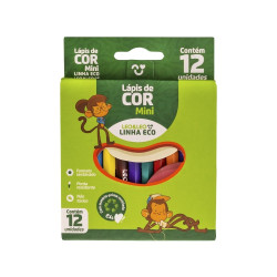 LAPIS DE COR ECO MINI 12 CORES REF: 4225