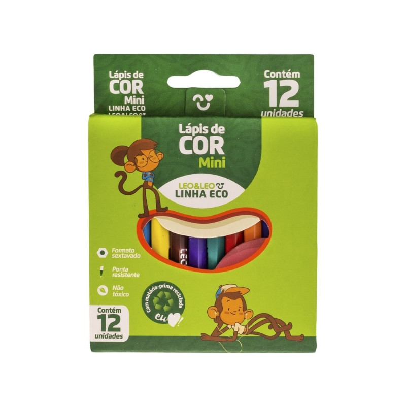 LAPIS DE COR ECO MINI 12 CORES REF: 4225