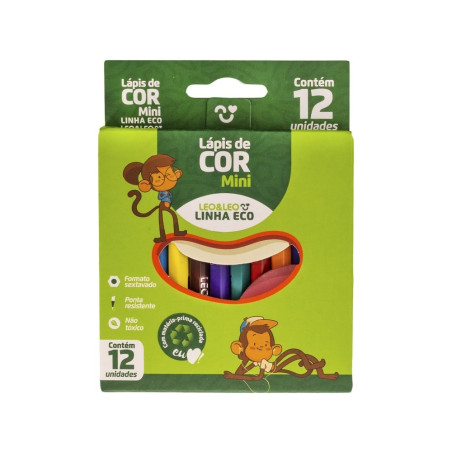 LAPIS DE COR ECO MINI 12 CORES REF: 4225