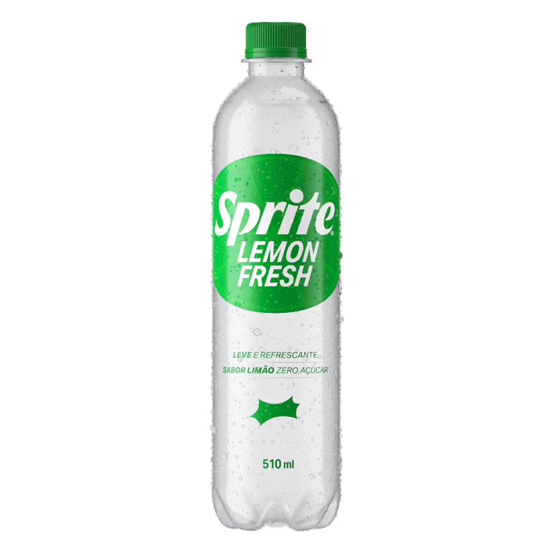 REFRIGERANTE LEMON FRESH ZERO AÇÚCAR SPRITE GARRAFA 510ML