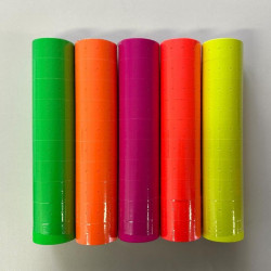 ETIQUETA PARA MARCADORA DE PREÇO COLORIDA 300ET 1,2X2,1CM