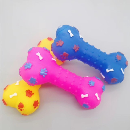 EM BRINQUEDO BORRACHA OSSO PINTADO ZN0036