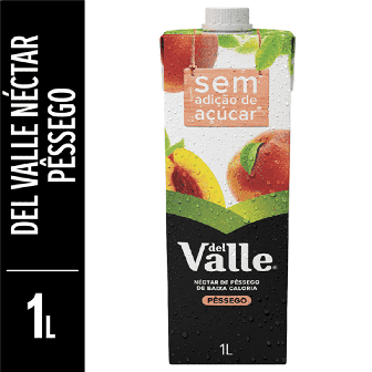NÉCTAR PÊSSEGO DEL VALLE CAIXA 1L