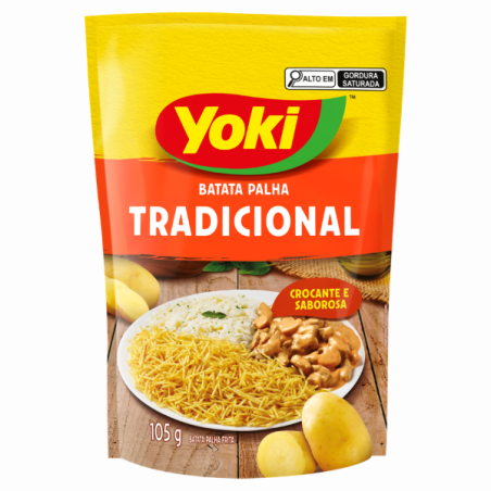 BATATA PALHA TRADICIONAL YOKI SACHÊ 105G