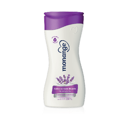 DESODORANTE CORPORAL FLOR DE LAVANDA MONANGE HIDRATAÇÃO ESSENCIAL FRASCO 200ML