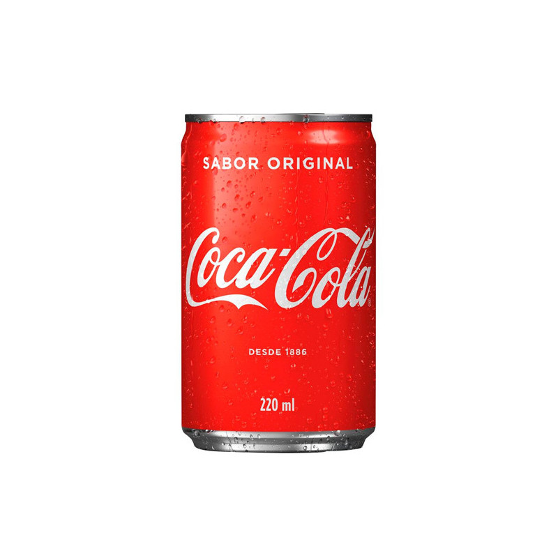 REFRIGERANTE COCA-COLA ORIGINAL LATA 220ML