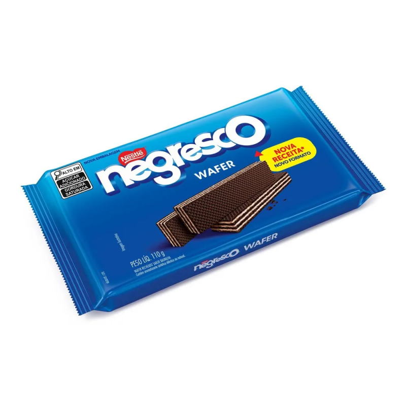 BISCOITO WAFER NEGRESCO PACOTE 110G