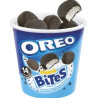 SORVETE BAUNILHA COBERTURA BISCOITOS TRITURADOS DE CHOCOLATE COM E SEM RECHEIO OREO MINI BITES POTE 72G