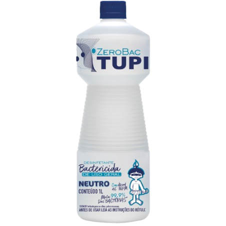ALCOOL TUPI 46º 1L ZEROBAC
