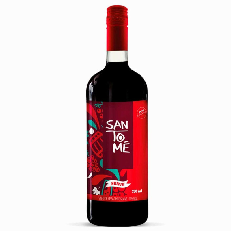 VINHO SAN TOME FRISANTE TINTO SUAVE 1LT
