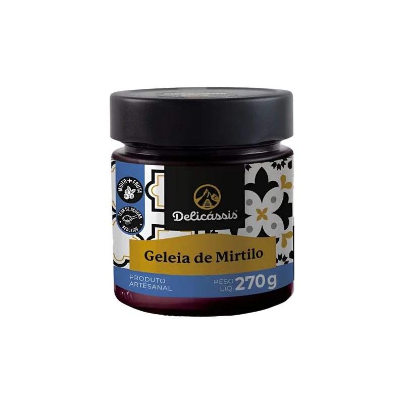 GELEIA MIRTILO 270GR DELICASSIS
