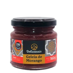 GELEIA DELICASSIS ZERO 160G MORANGO