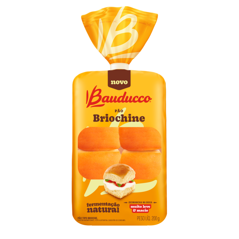 PÃO BRIOCHINE BAUDUCCO PACOTE 200G