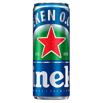 CERVEJA LAGER PURO MALTE ZERO ÁLCOOL HEINEKEN LATA 269ML