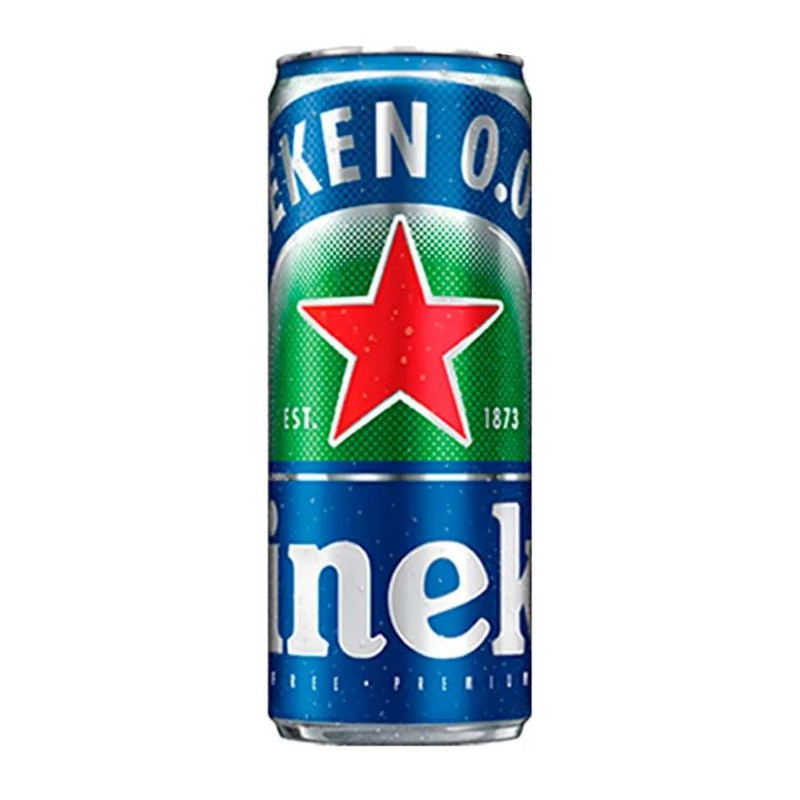 CERVEJA LAGER PURO MALTE ZERO ÁLCOOL HEINEKEN LATA 269ML