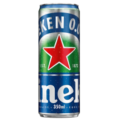 CERVEJA LAGER ZERO ÁLCOOL HEINEKEN LATA 350ML