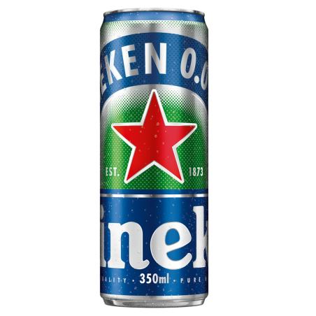 CERVEJA LAGER ZERO ÁLCOOL HEINEKEN LATA 350ML