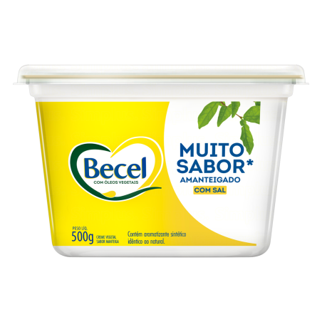 MARGARINA MANTEIGA COM SAL BECEL POTE 500G