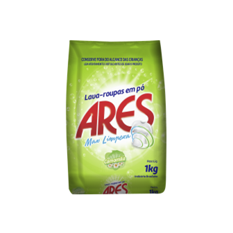 LAVA ROUPAS EM PO ARES 1KG CAMOMILA