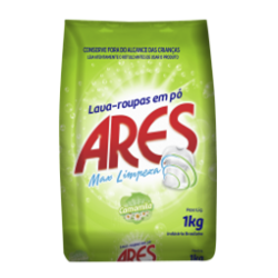 LAVA ROUPAS EM PO ARES 1KG CAMOMILA