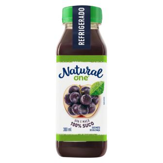 SUCO UVA NATURAL ONE REFRIGERADO GARRAFA 300ML
