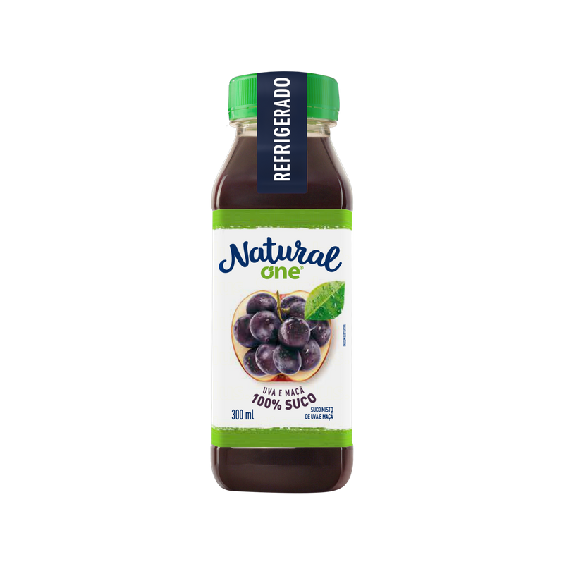 SUCO UVA NATURAL ONE REFRIGERADO GARRAFA 300ML