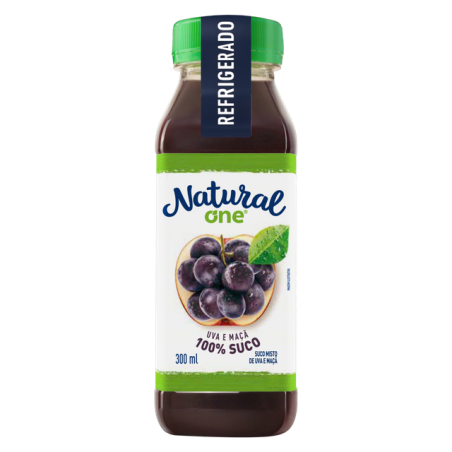 SUCO UVA NATURAL ONE REFRIGERADO GARRAFA 300ML