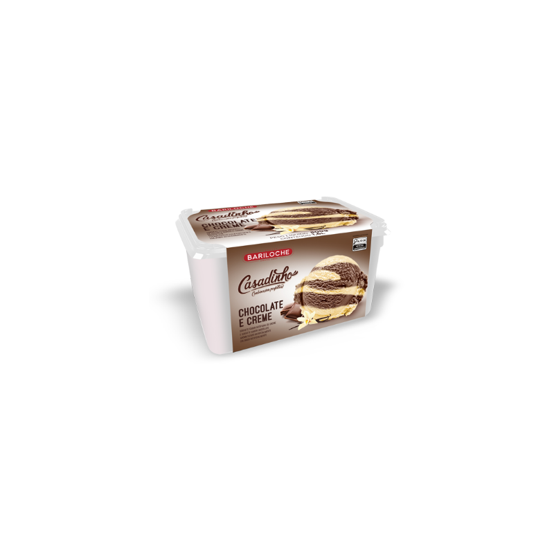 SORVETE CASADINHO 1.6LT CHOCOLATE/CREME