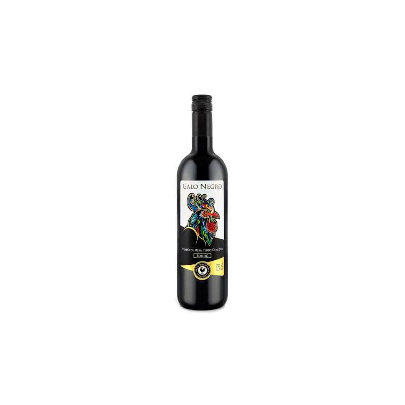 VINHO TINTO NACIONAL DEMI SEC GALO NEGRO 750ML