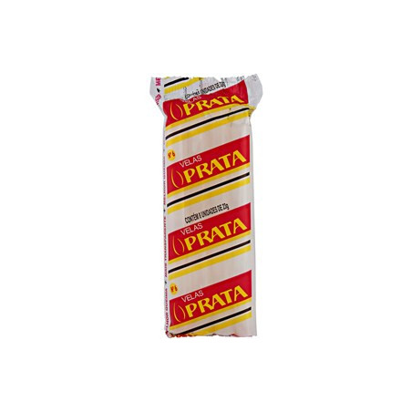 VELA PRATA N 6 24X8 BRANCA