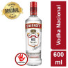 VODKA DESTILADA SMIRNOFF GARRAFA 600ML