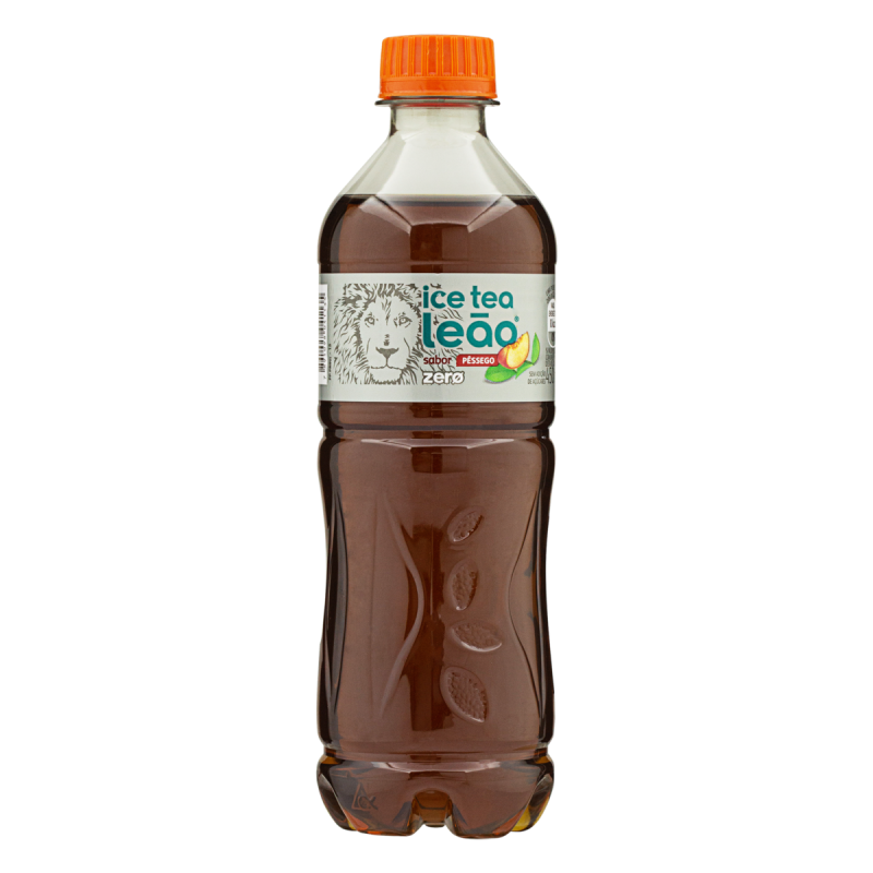 CHÁ ICE TEA PÊSSEGO ZERO AÇÚCAR LEÃO GARRAFA 450ML