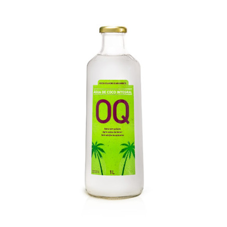 ÁGUA DE COCO INTEGRAL OQ GARRAFA 1L