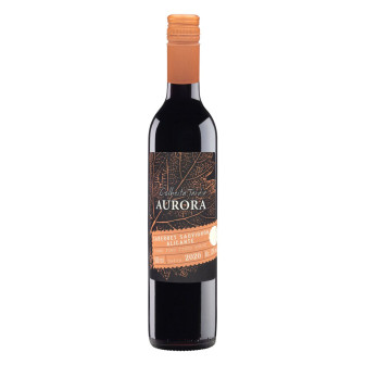 VINHO BRASILEIRO TINTO SUAVE AURORA COLHEITA TARDIA ALICANTE BOUSCHET CABERNET SAUVIGNON CAMPANHA GAÚCHA GARRAFA 500ML