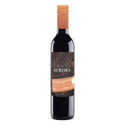VINHO BRASILEIRO TINTO SUAVE AURORA COLHEITA TARDIA ALICANTE BOUSCHET CABERNET SAUVIGNON CAMPANHA GAÚCHA GARRAFA 500ML