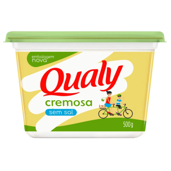 MARGARINA CREMOSA SEM SAL QUALY POTE 500G