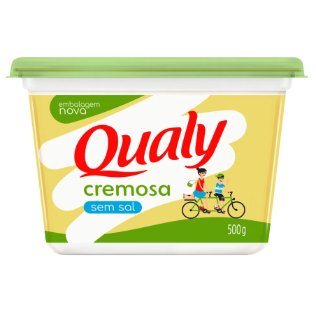 MARGARINA CREMOSA SEM SAL QUALY POTE 500G