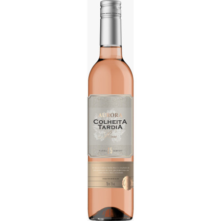 VINHO AURORA COLHEIRA TARDIA ROSÉ SUAVE 500ML