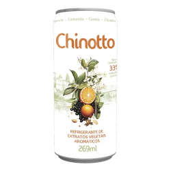 REFRIGERANTE CHINOTTO DE EXTRATOS VEGETAIS AROMTICOS COM REDUO DE ACAR 269ML