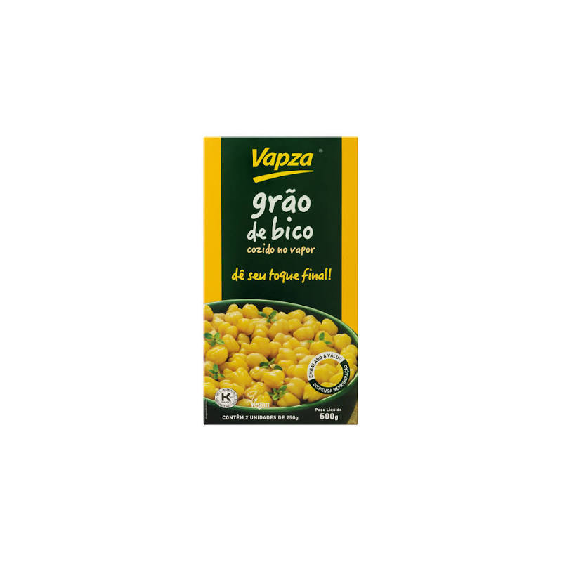 GRAO DE BICO VAPZA 500GR UN 1X500GR QTD. 6.00 UN