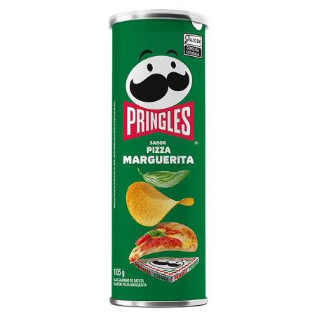 SALGADINHO DE BATATA PIZZA MARGUERITA PRINGLES TUBO 105G