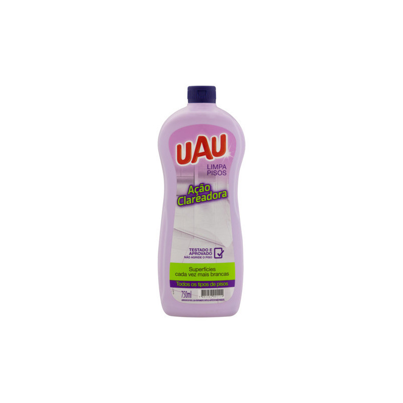 LIMP PISO UAU 750ML ACAO CLAREADORA