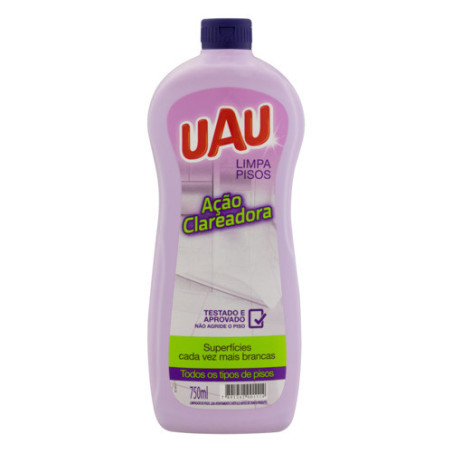 LIMP PISO UAU 750ML ACAO CLAREADORA