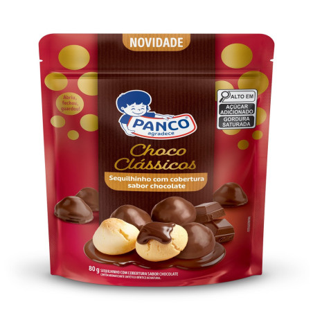 BISC PANCO 80G SEQUILHINHO SAB CHOCOLATE