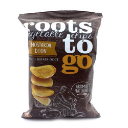 CHIPS DE BATATA-DOCE MOSTARDA DIJON ROOTS TO GO PACOTE 45G
