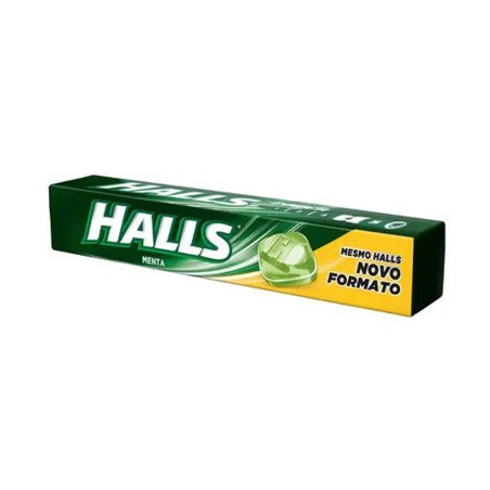 BALA MENTA HALLS PACOTE 28G
