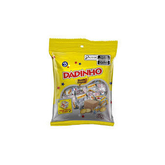 DOCE DE AMENDOIM DADINHO PACOTE 60G EDIÇÃO ESPECIAL 70 ANOS