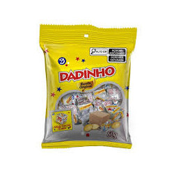 DOCE DE AMENDOIM DADINHO PACOTE 60G EDIÇÃO ESPECIAL 70 ANOS